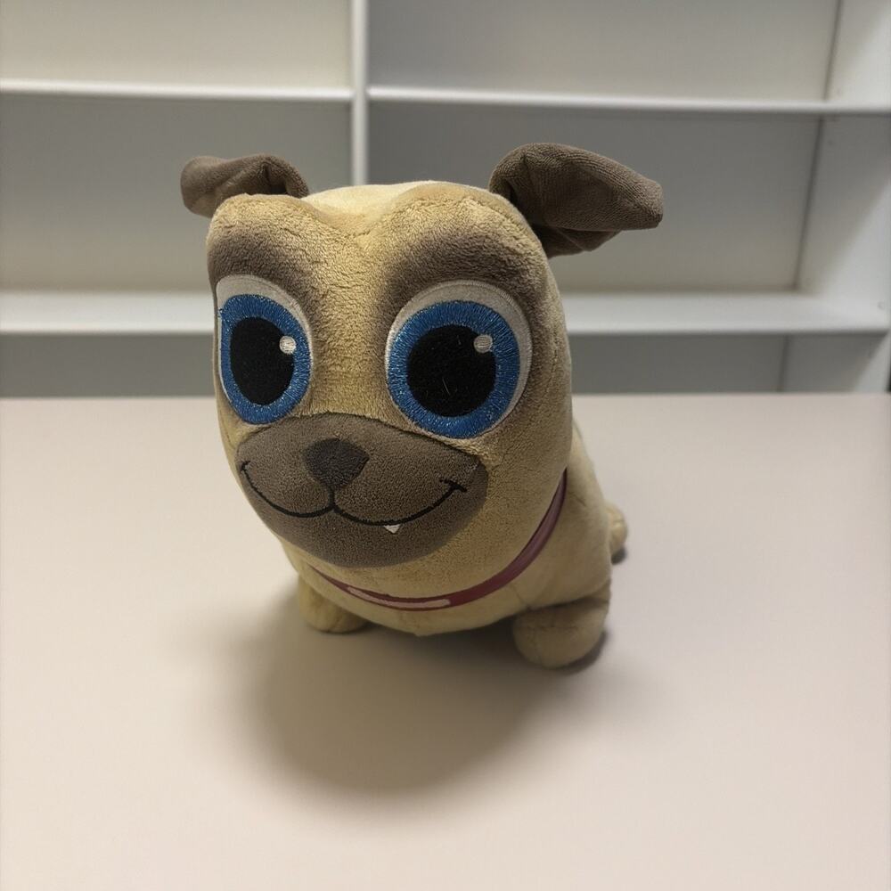 Puppy Dog Pals ROLLY Pug 12" Plush Disney Store Junior Toy Stuffed Animal